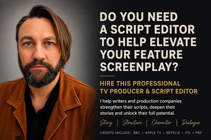 be your story editor on your feature screenplay