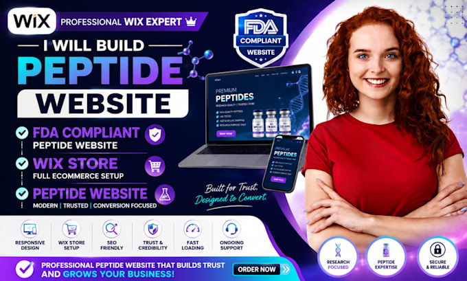 build peptide website fda complaint peptide website wix store peptide website
