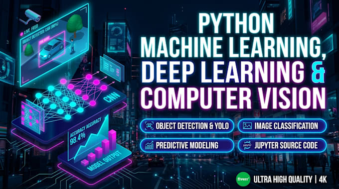 develop machine learning, deep learning and computer vision solutions