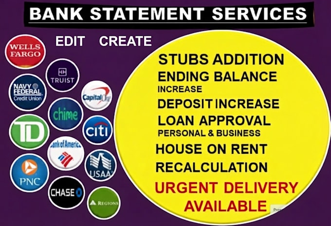 bank statement bank statement into editable format