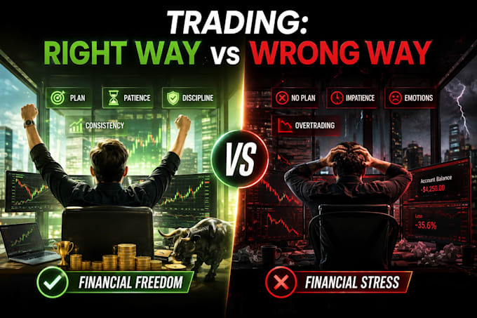 design high CTR trading and finance youtube thumbnails