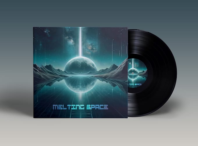design creative album cover art or single artwork