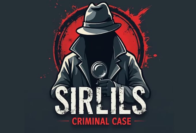 create custom gangster and detective logo design