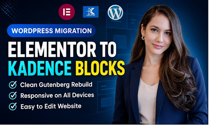 convert your elementor website to gutenberg with kadence blocks for easy editing