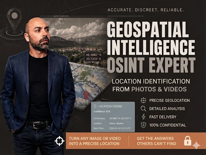 geolocation of any photo or video using geoint tools