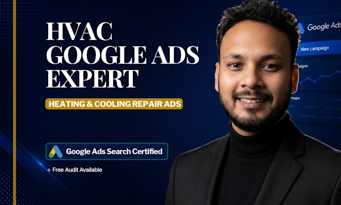 setup google ads for hvac, heating and cooling companies