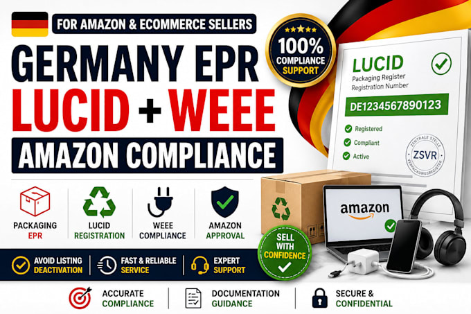 do germany epr lucid packaging weee compliance for amazon sellers