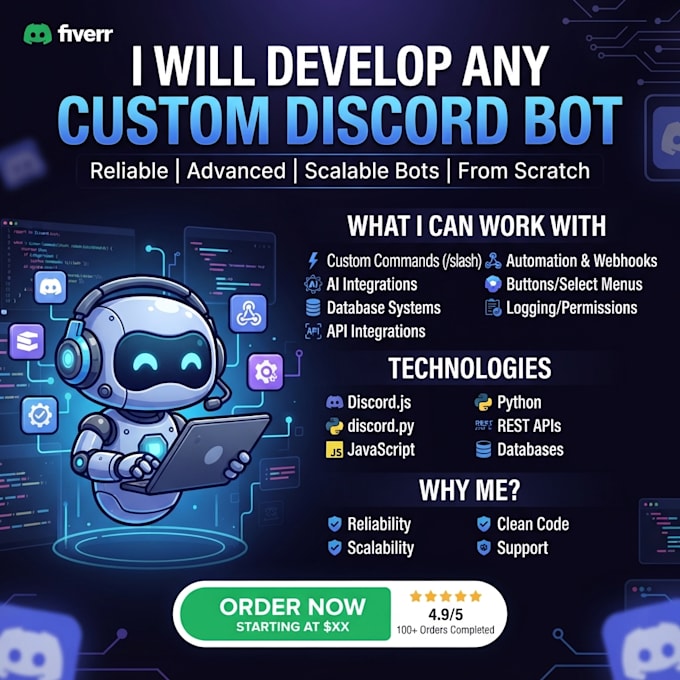 build discord bot for you