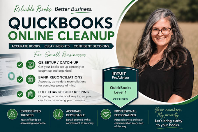 provide quickbooks online cleanup