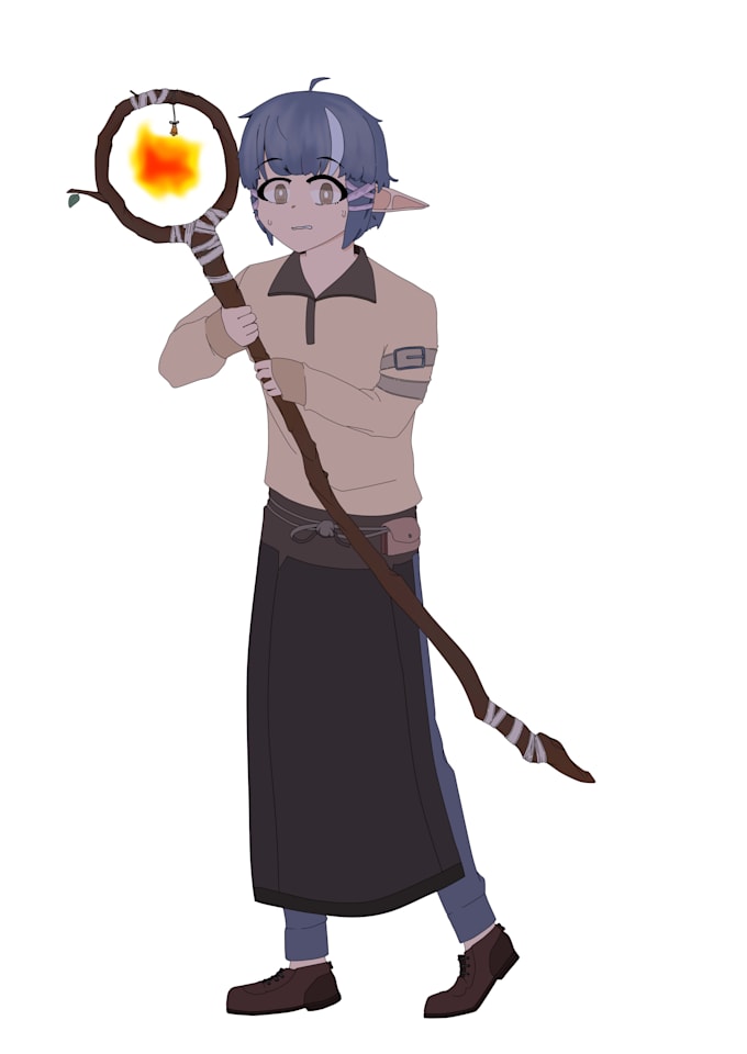 fullbody anime style illustrations