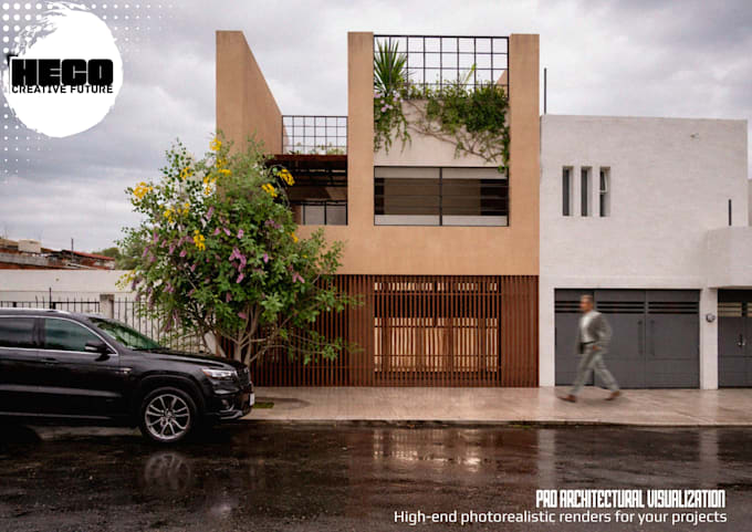 create cinematic and photorealistic architectural renders