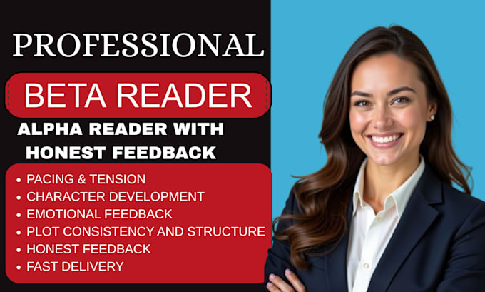 beta read your book with detailed reader feedback