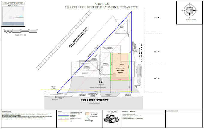 do site plan for city permit
