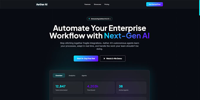 build an immersive interactive 3d landing page