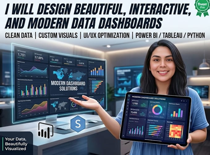 design nice, interactive, and modern data dashboards