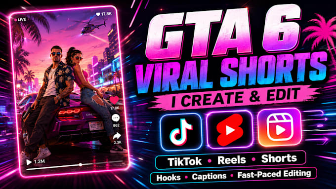 create and edit viral gta 6 shorts