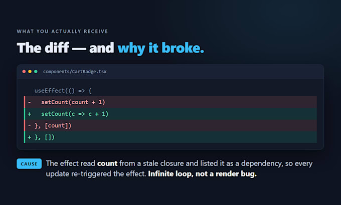 fix a bug react or next