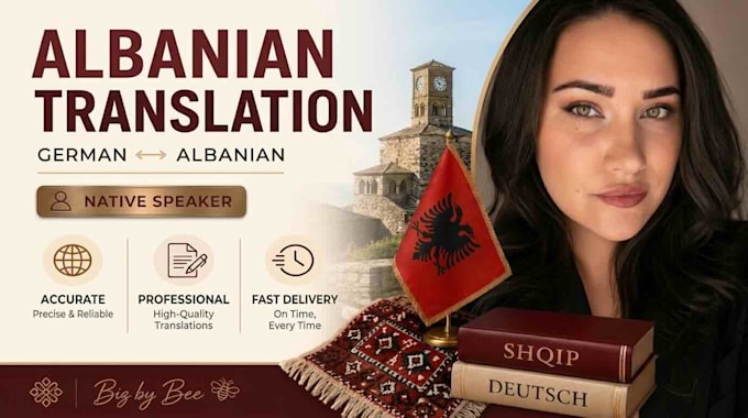 proofread and edit your albanian text professionally