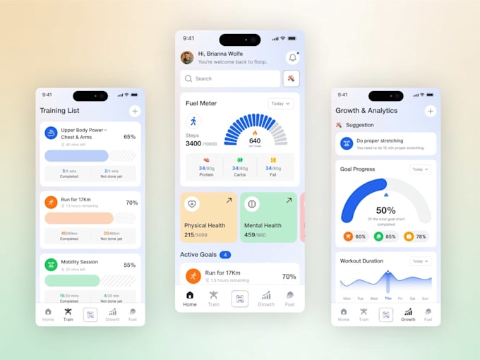 create a fitness challenge app with leaderboards and progress tracking