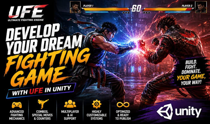 develop your dream fighting game with ufe in unity