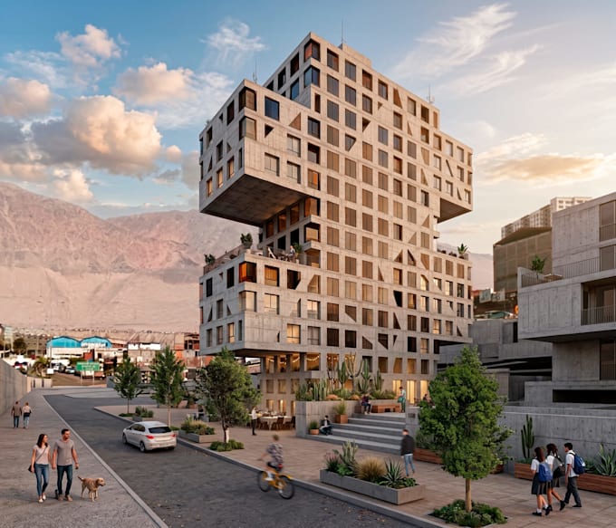 do realistic architectural renders with ai and photoshop