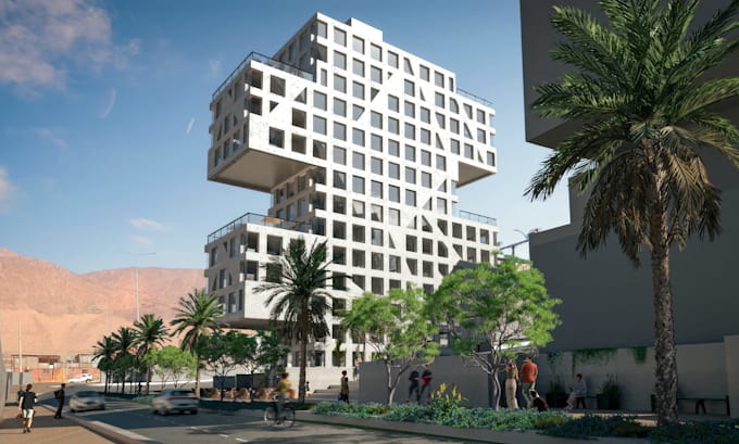 do realistic exterior architectural renders