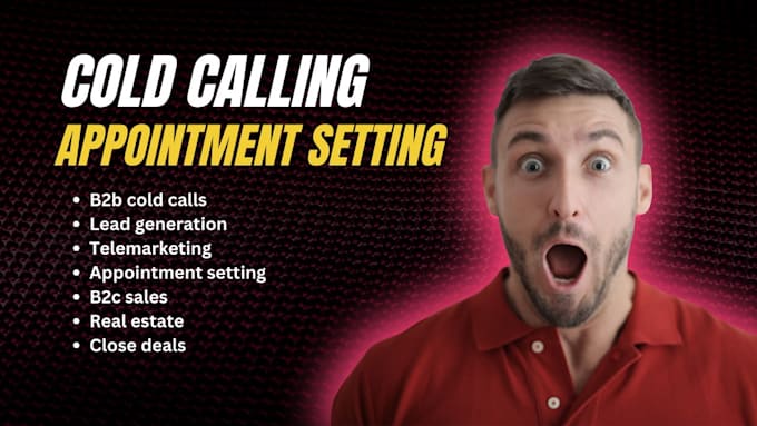 b2b b2c real estate cold caller set appointments