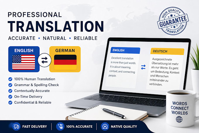 proofread and overview your german texts