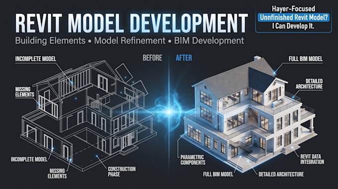 build model building elements and develop your revit project