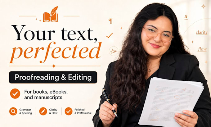 proofread and copy edit your book or manuscript