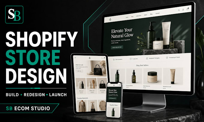design or redesign a professional shopify ecommerce store
