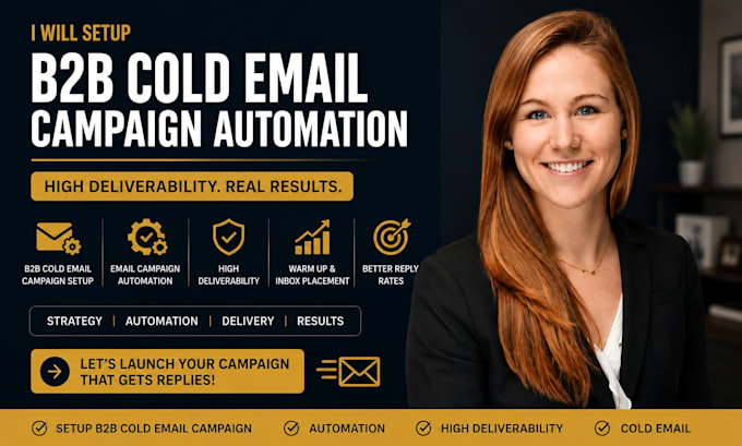 do b2b cold email campaign setup and cold email with high deliverability