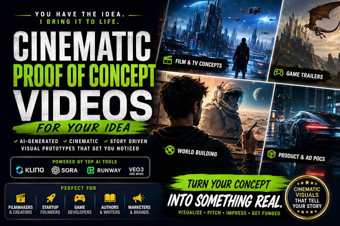 create cinematic ai proof of concept video