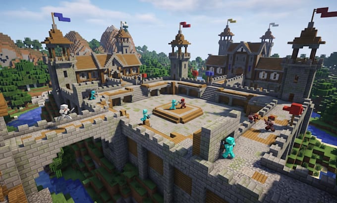 create custom minecraft pvp arena spawn build survival adventure as your builder
