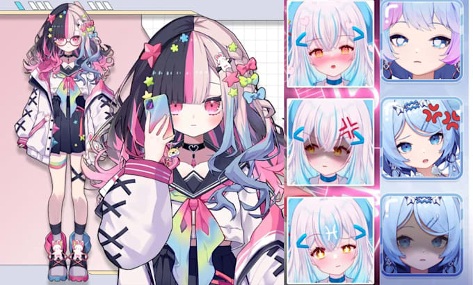 do live2d vtuber model live2d rigging vseeface custom vtuber vtuber avatar