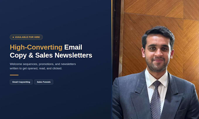 write a high converting email sequence and cold emails