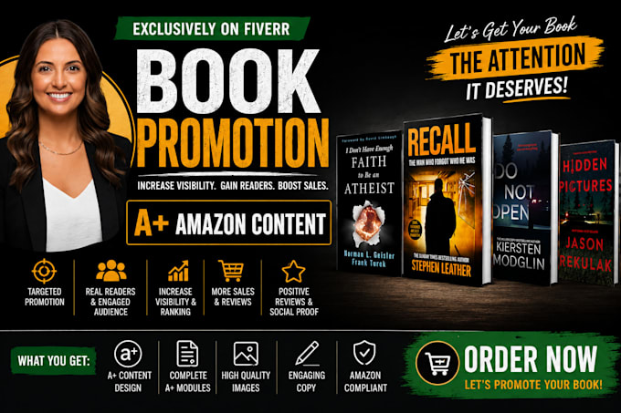 design professional amazon KDP a plus content for your book