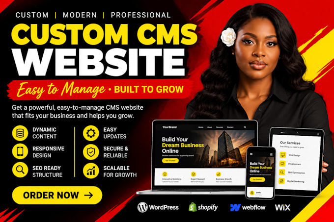 design custom cms website, squarespace website design website development
