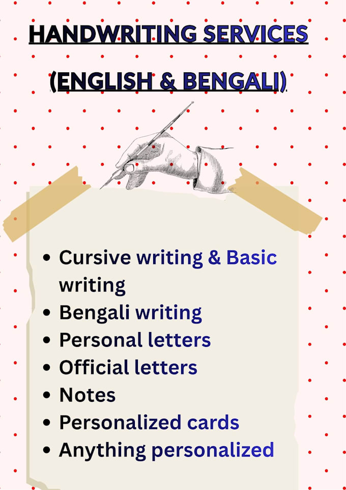 do neat handwriting services