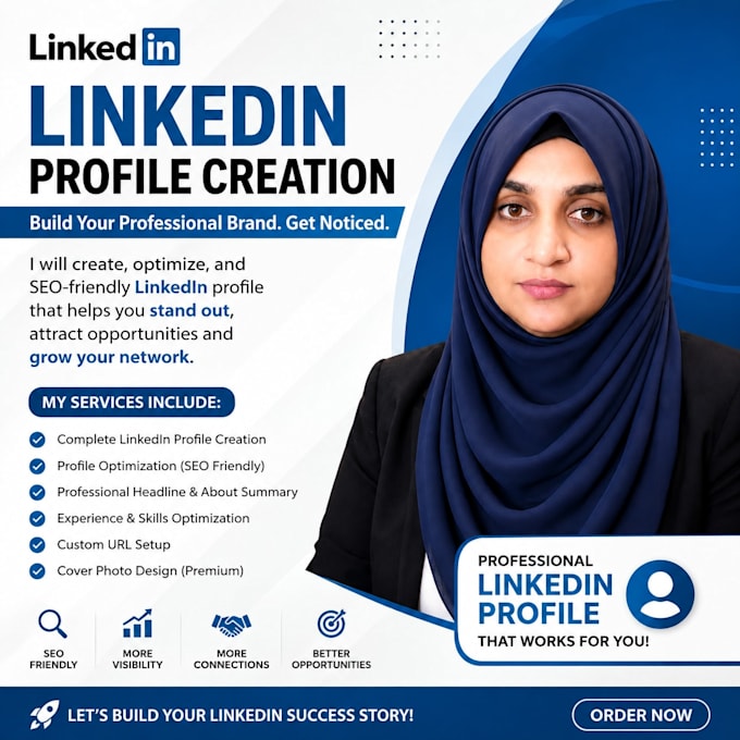 create and optimize your linkedin profile with SEO keywords