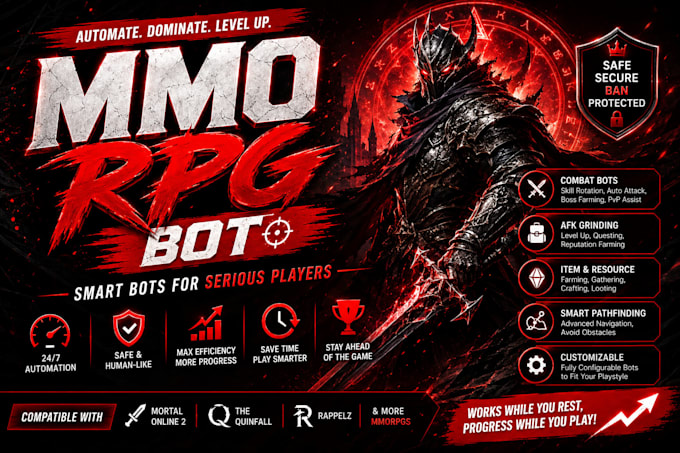 develop advanced game automation and anti cheat systems for mmos