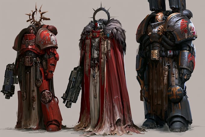 make a warhammer 40k character depending on your concept