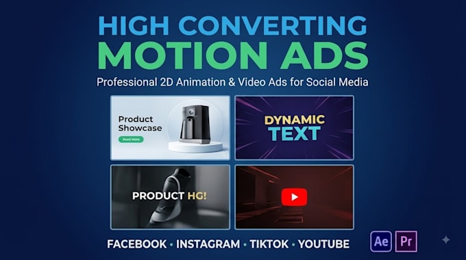 create professional motion graphics and motion video ads