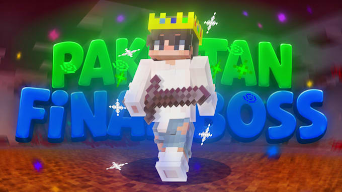 create professional minecraft youtube thumbnail