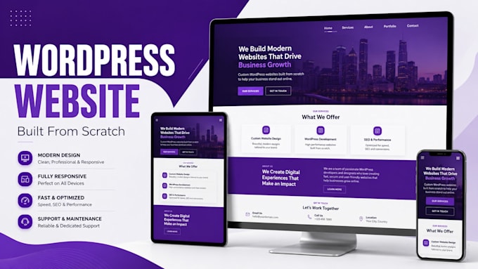 build a professional wordpress website from scratch