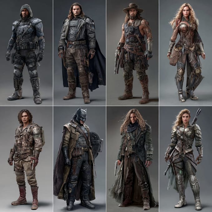do character design and game concept art