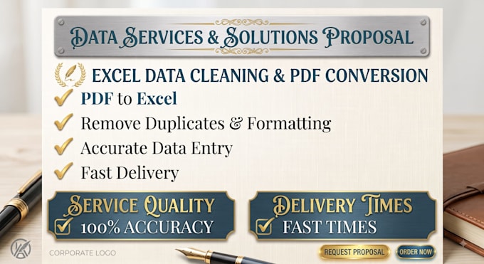 clean excel data and convert pdf to excel accurately