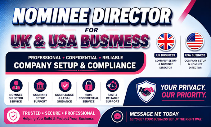 provide nominee director and company setup service