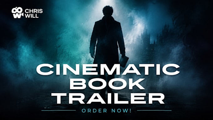 create a cinematic book trailer, book promo video for you