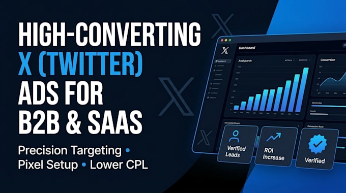 setup high converting x ads for b2b saas and twitter lead